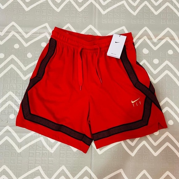 Nike limited edition fly red print shorts